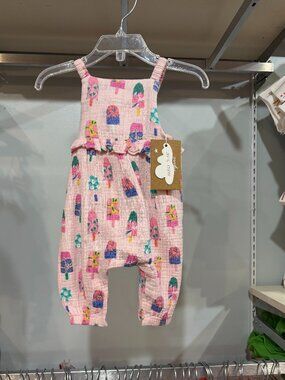 Angel Dear Popsicle Ruffle Waist Romper